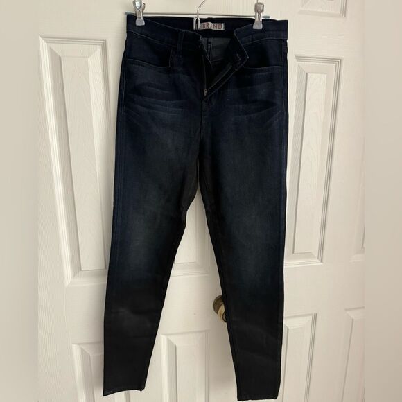 J Brand skinny coated jeans with ombré effect size 29 - Picture 3 of 10